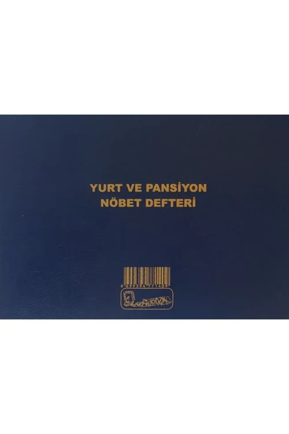 Yurt Ve Pansiyon Nöbet Defteri Cilt Kapak