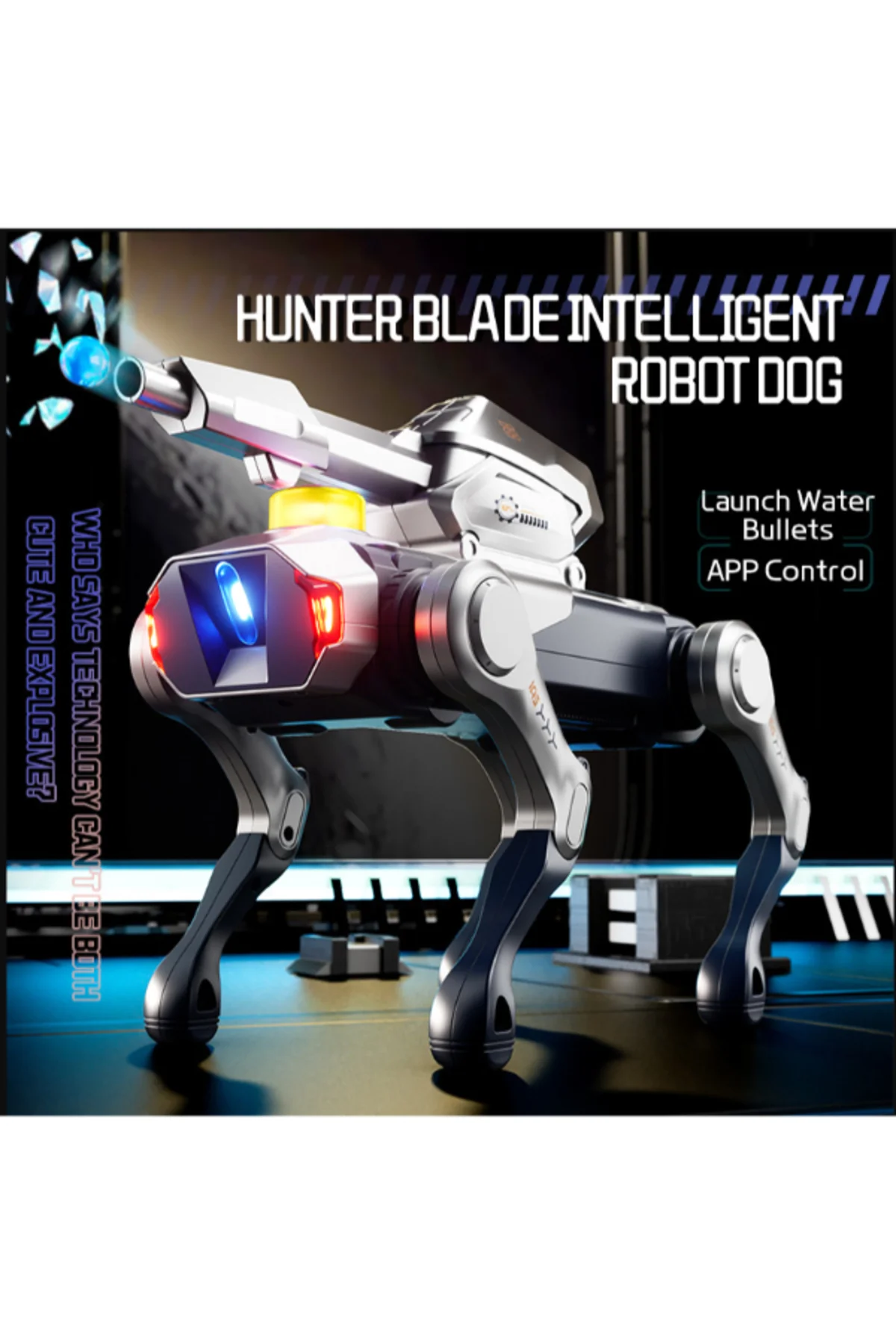 Yürüyebilen Konuşan Uzaktan Kumandalı app kontrollü Dans Eden Robot Köpek