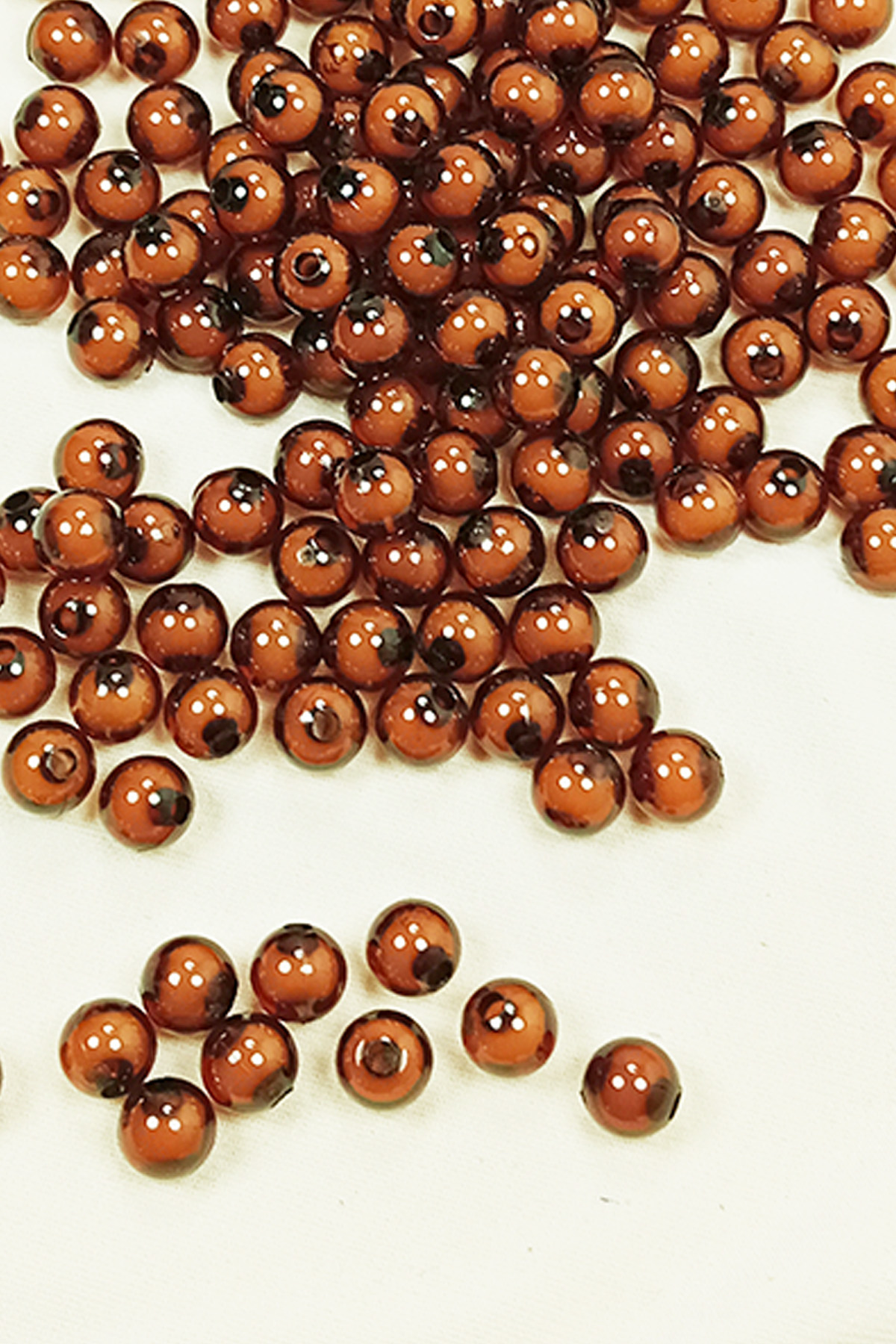 Yuvarlak Boncuk İçten Boncuklu Bileklik Çanta Boncuğu 8 mm 50 gr 