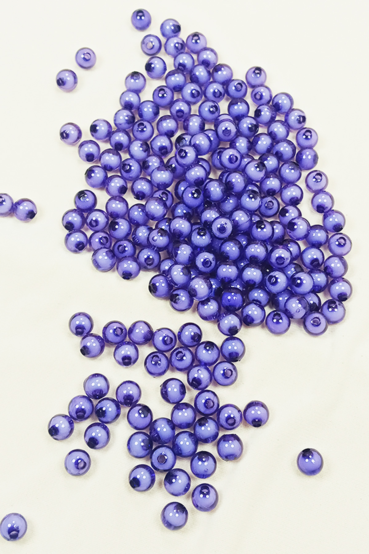 Yuvarlak Boncuk İçten Boncuklu Bileklik Çanta Boncuğu 8 mm 50 gr 