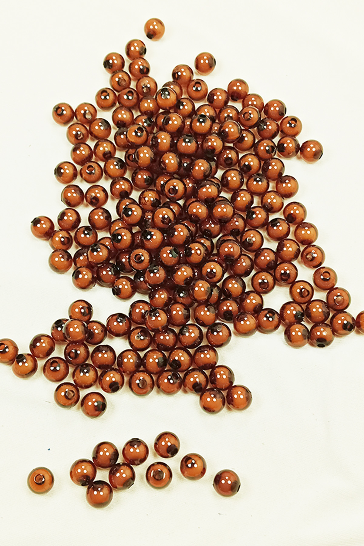 Yuvarlak Boncuk İçten Boncuklu Bileklik Çanta Boncuğu 8 mm 50 gr 
