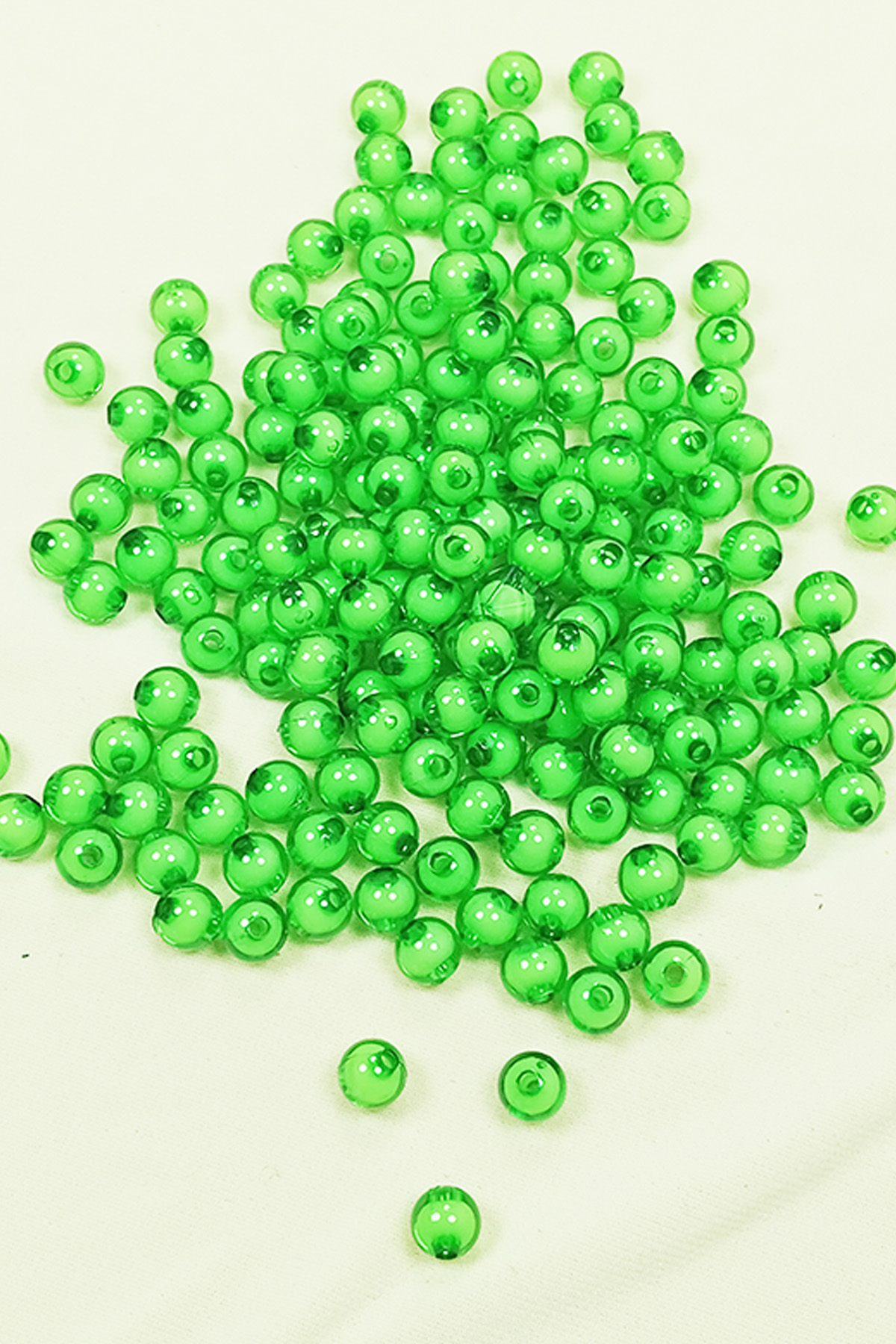Yuvarlak Boncuk İçten Boncuklu Bileklik Çanta Boncuğu 8 mm 50 gr 