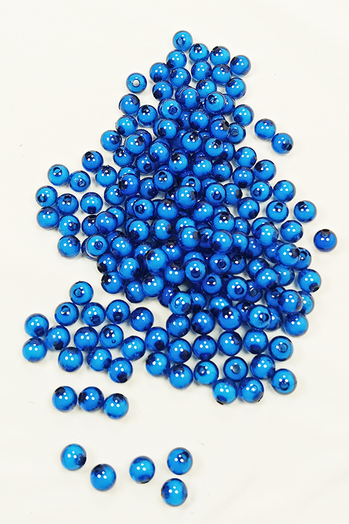 Yuvarlak Boncuk İçten Boncuklu Bileklik Çanta Boncuğu 8 mm 50 gr 