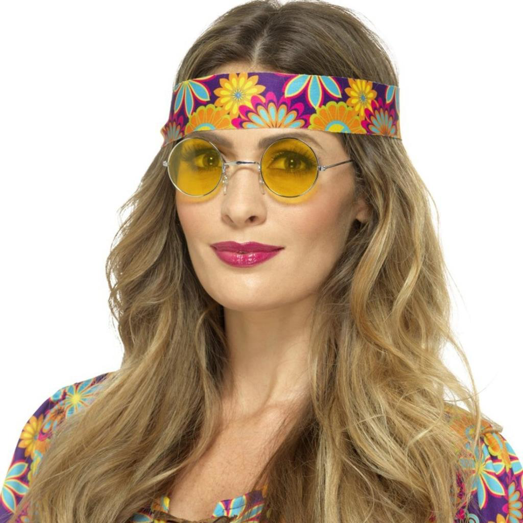 Yuvarlak Cam John Lennon Tarzı Hippi Gümüş Çerçeveli Sarı Gözlük Yuvarlak Cam John Lennon Tarzı Hippi Gümüş Çerçeveli Sarı Gözlük