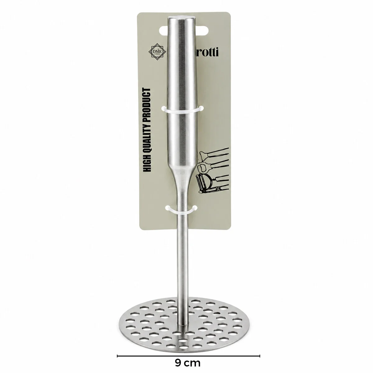 Yuvarlak Çap : 8CM Metal Saplı = 11.5CM Metal Patates Ezici Toplam Uzunluk : 26.5CM Fiyatı, Yorumları ve Özellikleri
