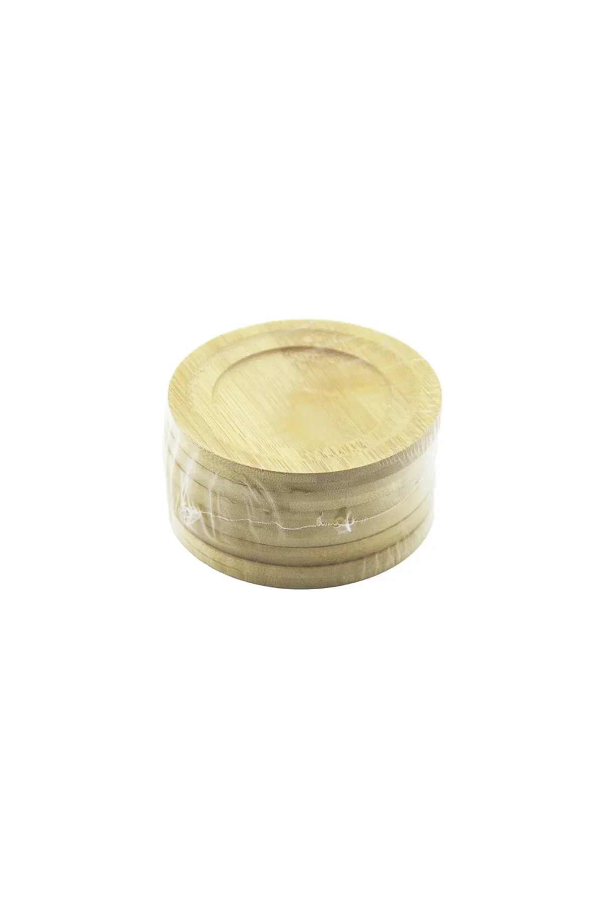 Yuvarlak= Çap: 9.7CM 6PCS Bambu - Ahşap Çay Tabak Yuvarlak= Çap: 9.7CM 6PCS Bambu - Ahşap Çay Tabak