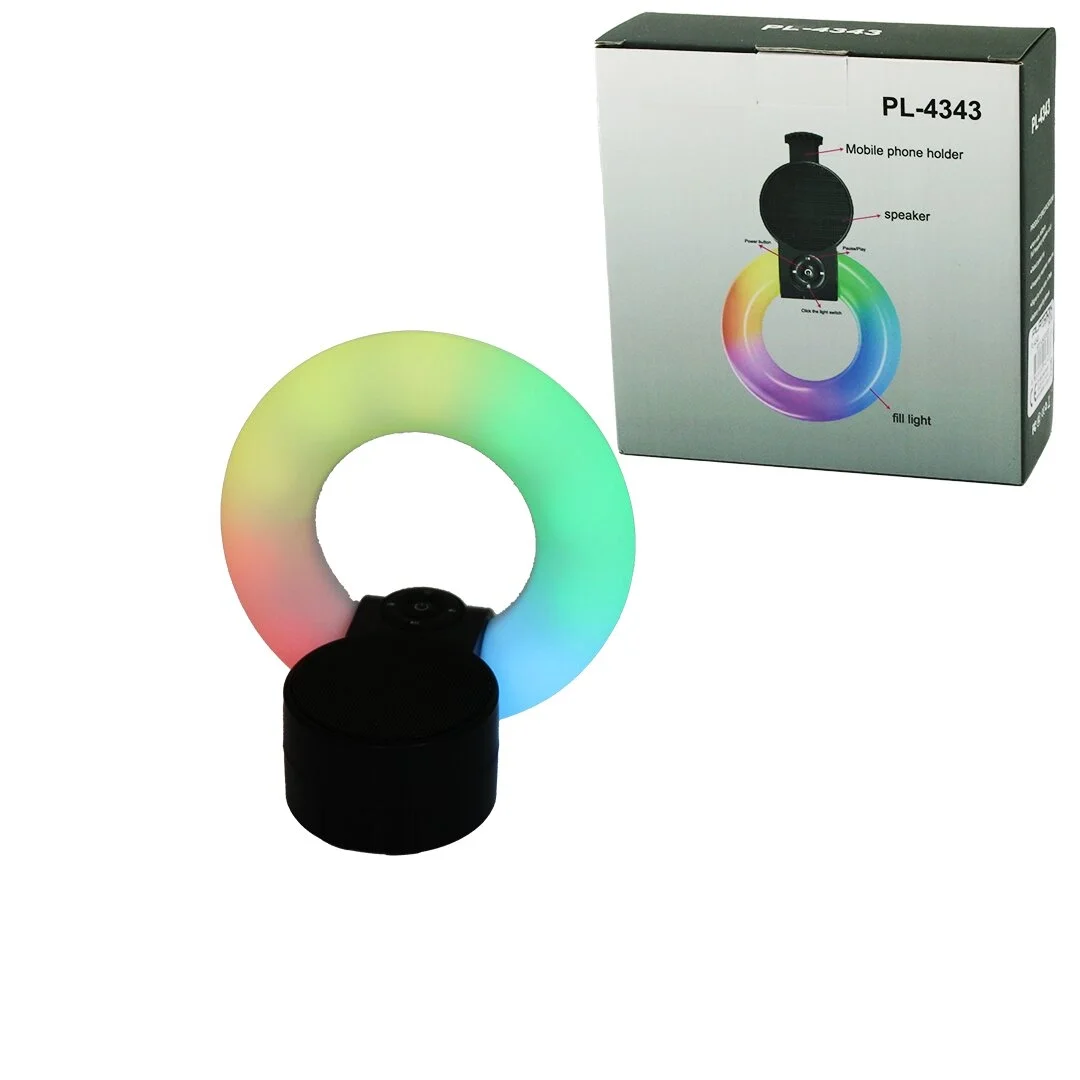 Yuvarlak Halka - Plastik Gövde Bluetooth Wireless Mini Hoparlör Speaker Usb Şarjlı - Işıklı Telfon Tutucu 5w Pl-4343 Bx40 Fiyatı, Yorumları ve Özellikleri