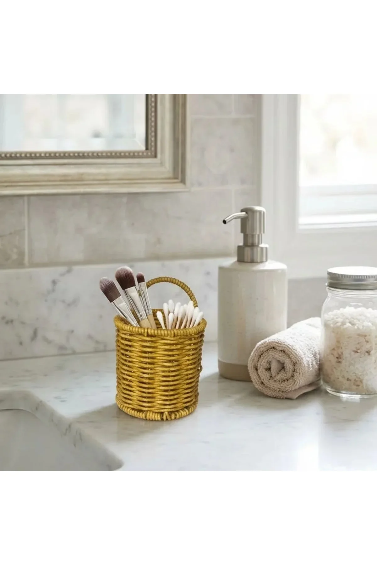 Yuvarlak Hasır Dokulu Plastik Rattan Kaşıklık & Çatallık – Askılı Kendiliğinden Tutmalı Çok Amaçlı M Yuvarlak Hasır Dokulu Plastik Rattan Kaşıklık & Çatallık – Askılı Kendiliğinden Tutmalı Çok Amaçlı M