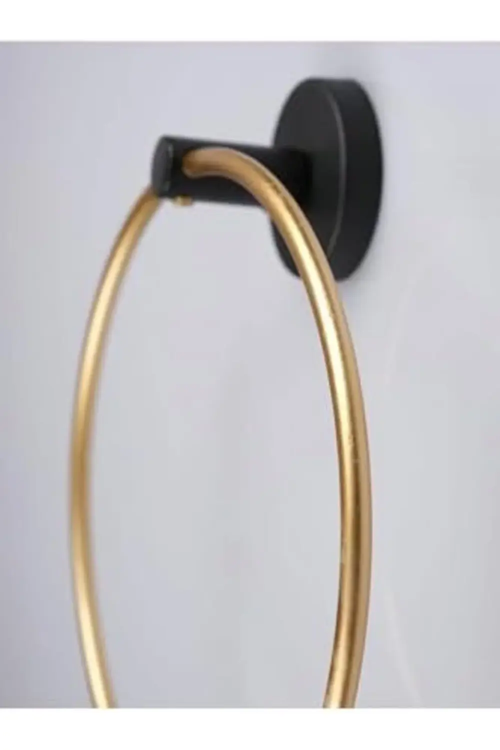 Yuvarlak Havluluk Havlu Askısı Siyah S-102 1185222