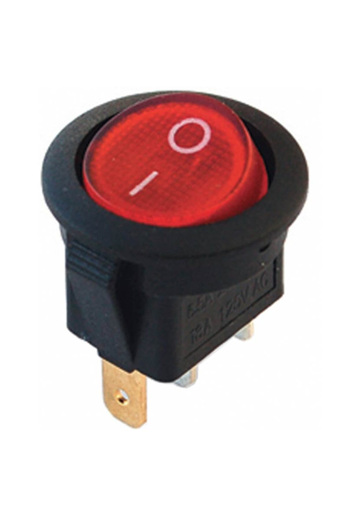 Ok Aksesuar Yuvarlak İşikli Anahtar  12 Volt (İc-131A)  Go50608695900