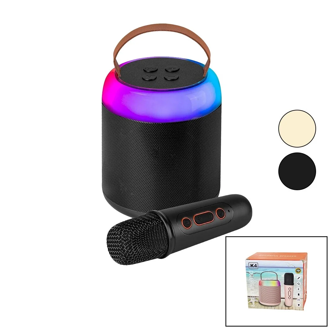 Yuvarlak Karaoke Mikrofonlubluetooth Wireless Hoparlör - Speaker Usb Şarjlı - Işıklı Bx40 Fiyatı, Yorumları ve Özellikleri