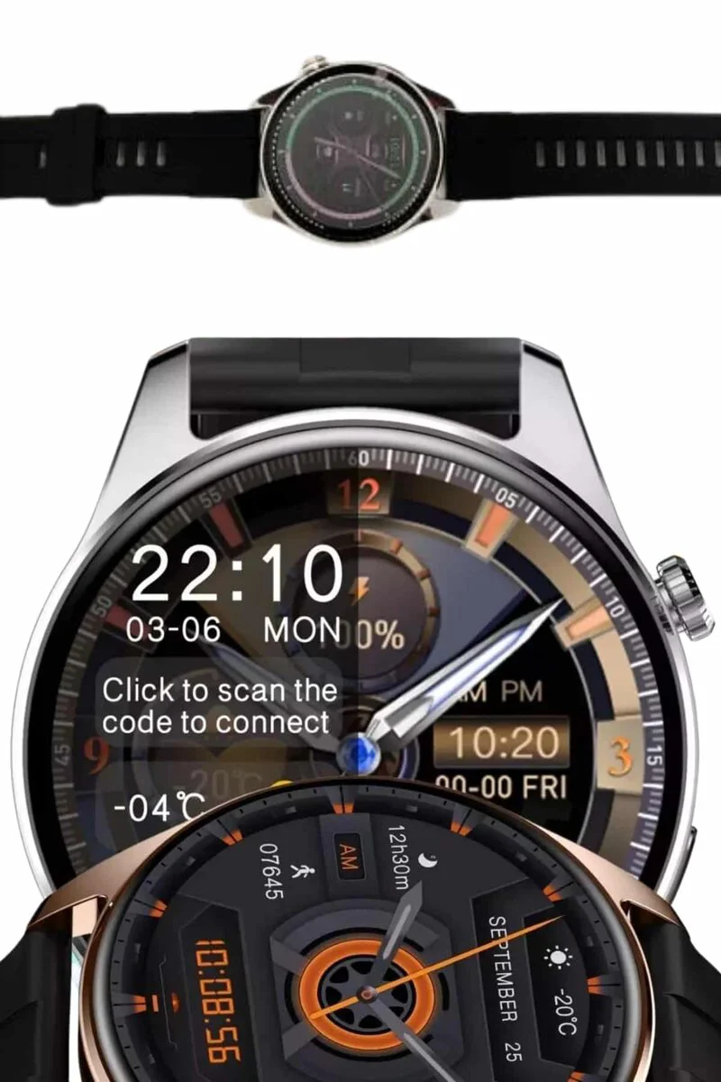 Yuvarlak Kasa 46mm Akıllı Saat - GPS, Uyku ve Sağlık Takibi, Android & iOS Uyumlu Yuvarlak Kasa 46mm Akıllı Saat - GPS, Uyku ve Sağlık Takibi, Android & iOS Uyumlu