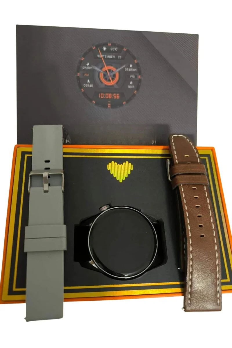 Yuvarlak Kasa 46mm Akıllı Saat - GPS, Uyku ve Sağlık Takibi, Android & iOS Uyumlu Yuvarlak Kasa 46mm Akıllı Saat - GPS, Uyku ve Sağlık Takibi, Android & iOS Uyumlu