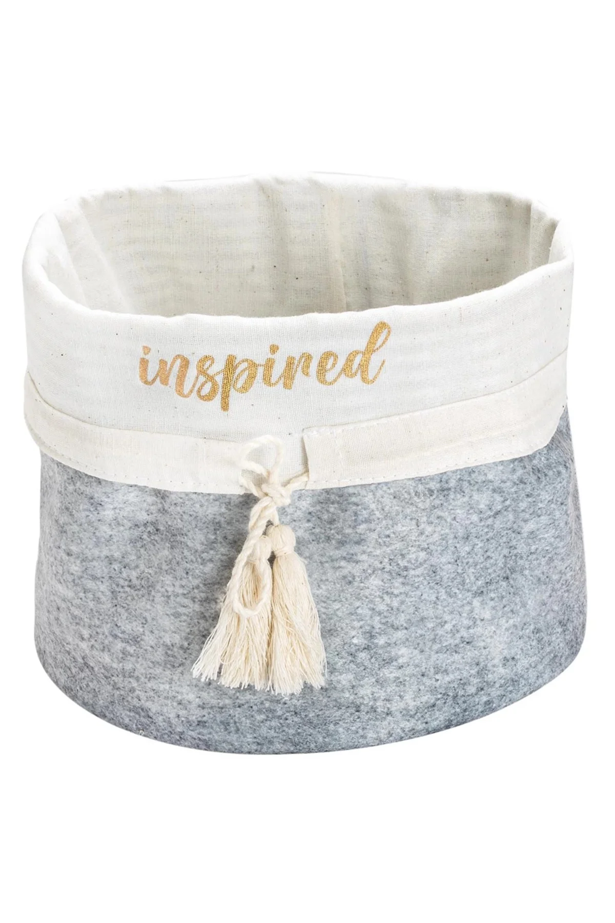 Yuvarlak Katlanabilir Çok Amaçlı Saklama Organizer Kutu Keçe Sepe