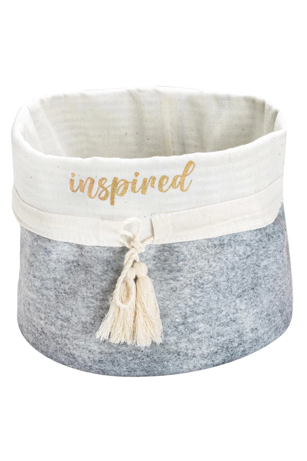 Yuvarlak Katlanabilir Çok Amaçlı Saklama Organizer Kutu Keçe Sepe