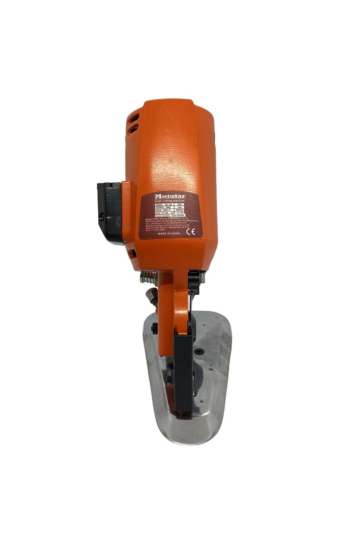 Moonstar Yuvarlak Kumaş Kesim Motoru 4İnç Turuncu  / Rc-100 (Ycm-40)