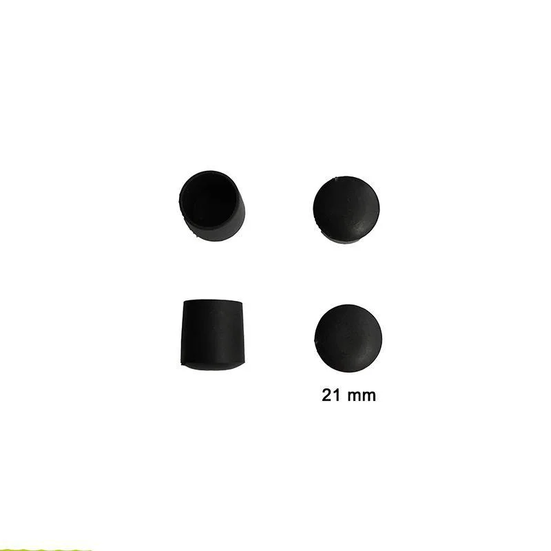 Yuvarlak Profil Dış Tapa 21 mm – 4 Adet, Metal Profil Koruma Kapağı