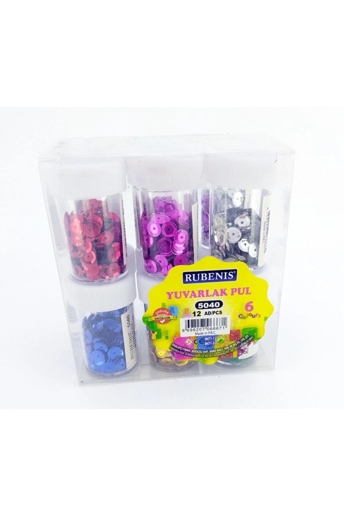 Yuvarlak Pul 12'li Paket Bsp