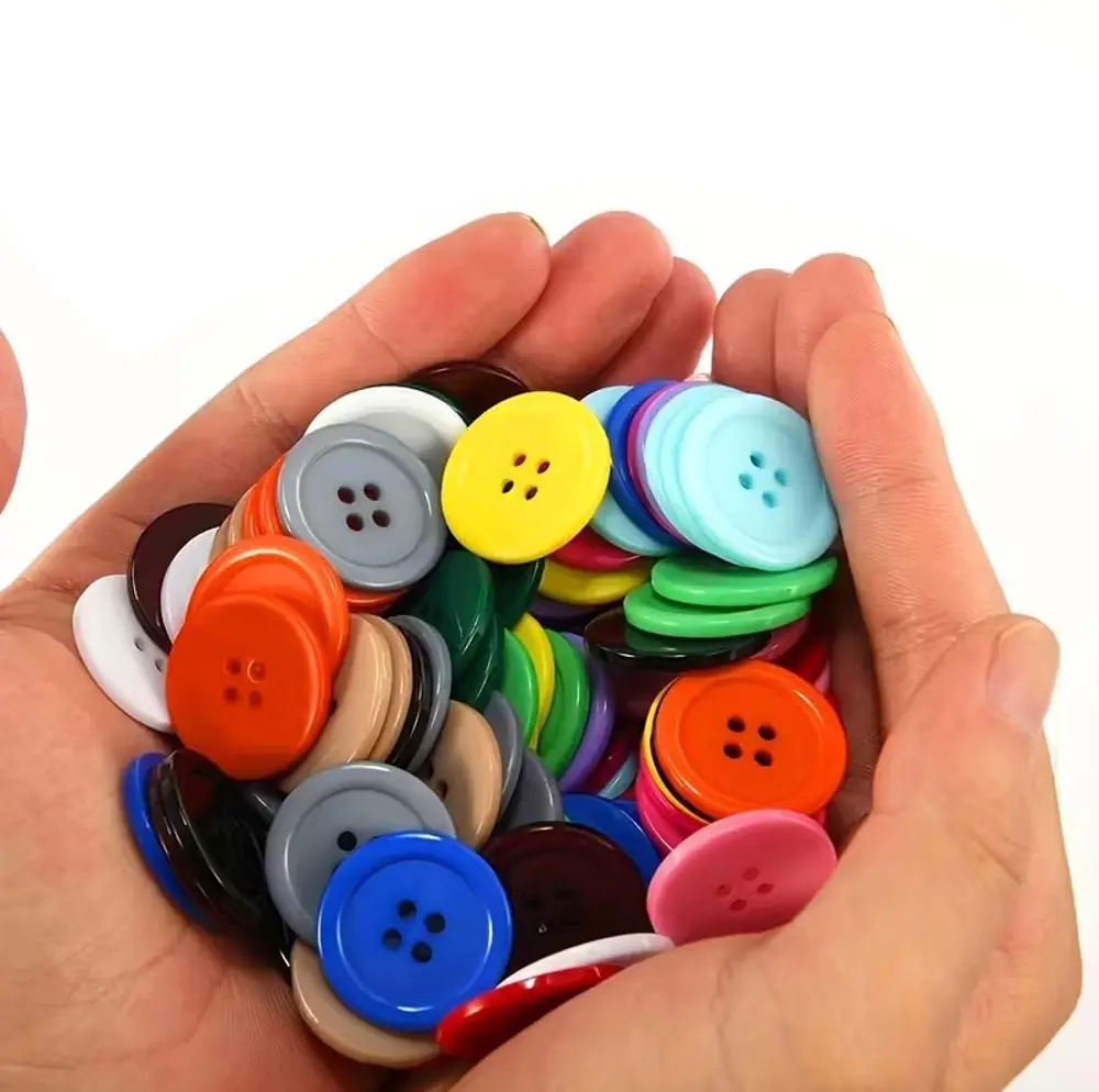 Yuvarlak Renkli Düğme Rengarenk Düğme 2,2 cm - 25 Adet