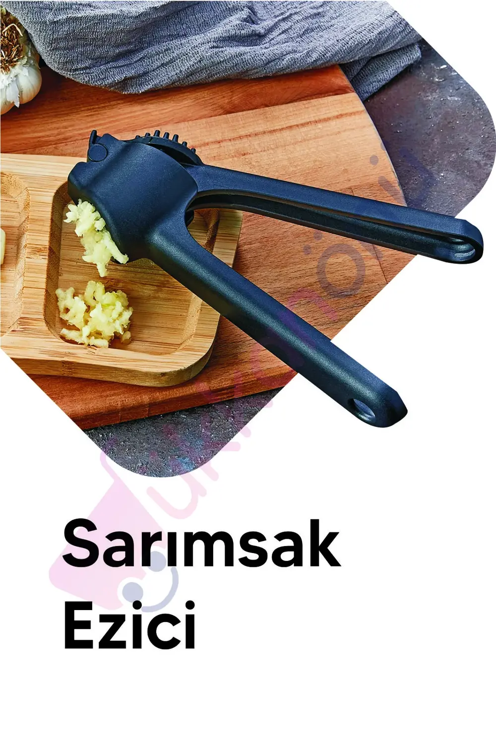 Yuvarlak Şekil Sarımsak Ezici Pres Hazneli Sarımsak Rendesi Kp-12