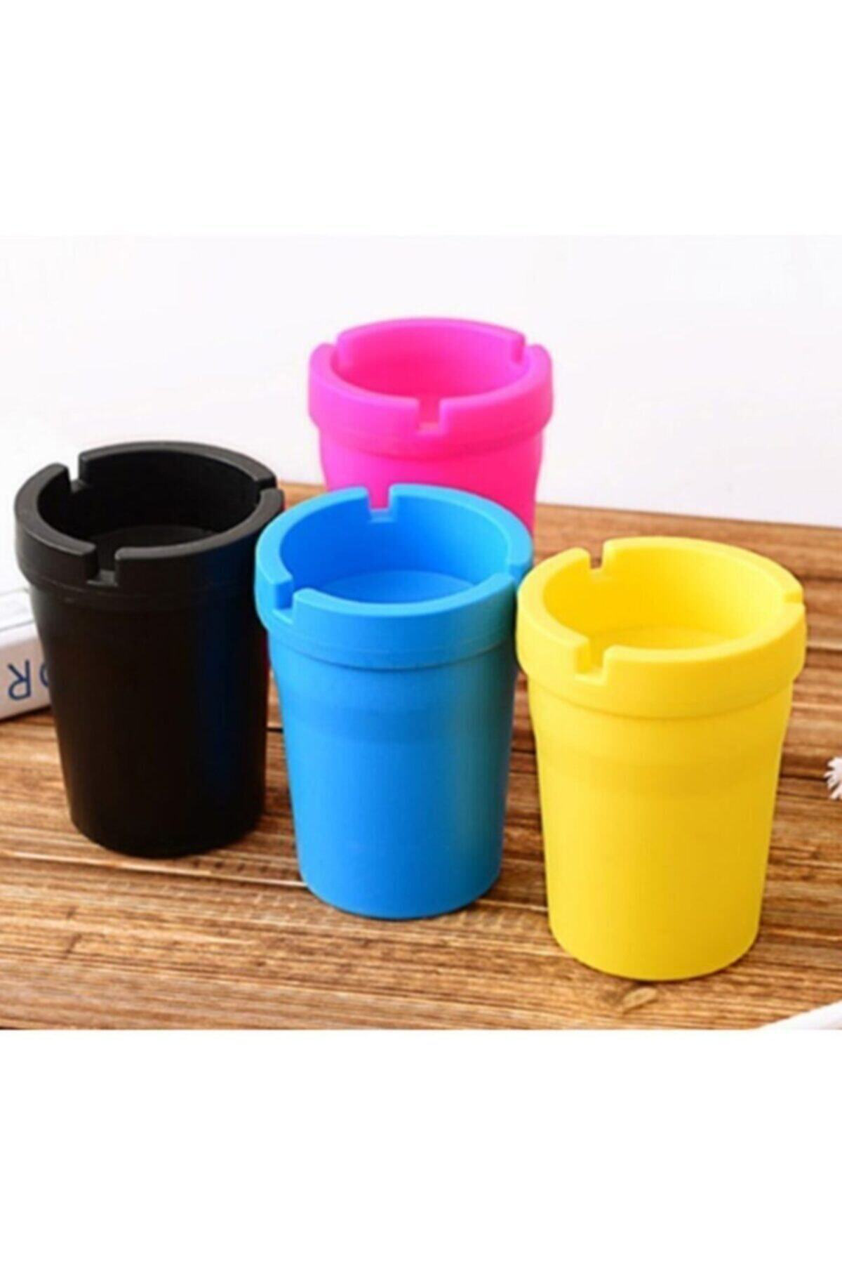 Yuvarlak Siyah Kokusuz Küllük