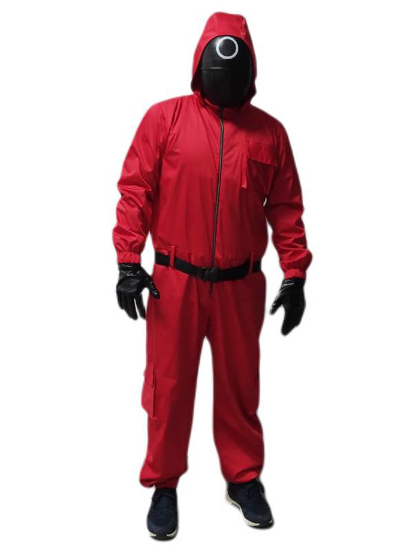 Kostüm Sarayı Yuvarlak Squid Game Kostümü Yetişkin | Kalamar Oyunu Kostümü