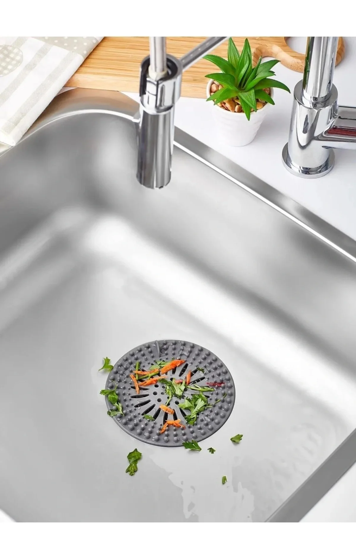 Yuvarlak Süzgeç - Lavabo Süzgeci - Küvet Süzgeci Yuvarlak Süzgeç - Lavabo Süzgeci - Küvet Süzgeci - Görsel 2