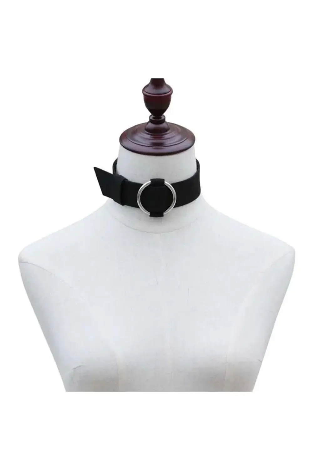 Yuvarlak Tokalı Deri Tasma