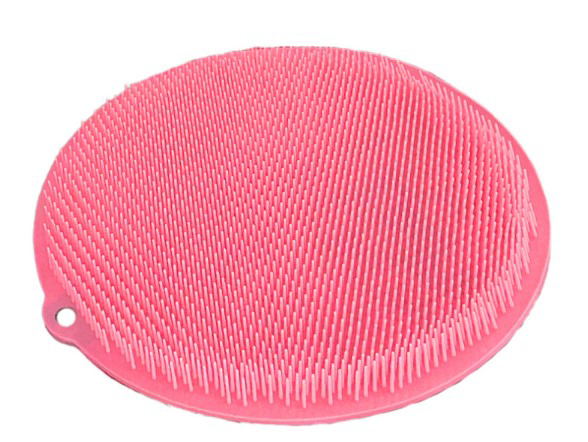 Yuvarlak Vantuzlu Banyo Sırt Kese Matı 26 cm (4741)