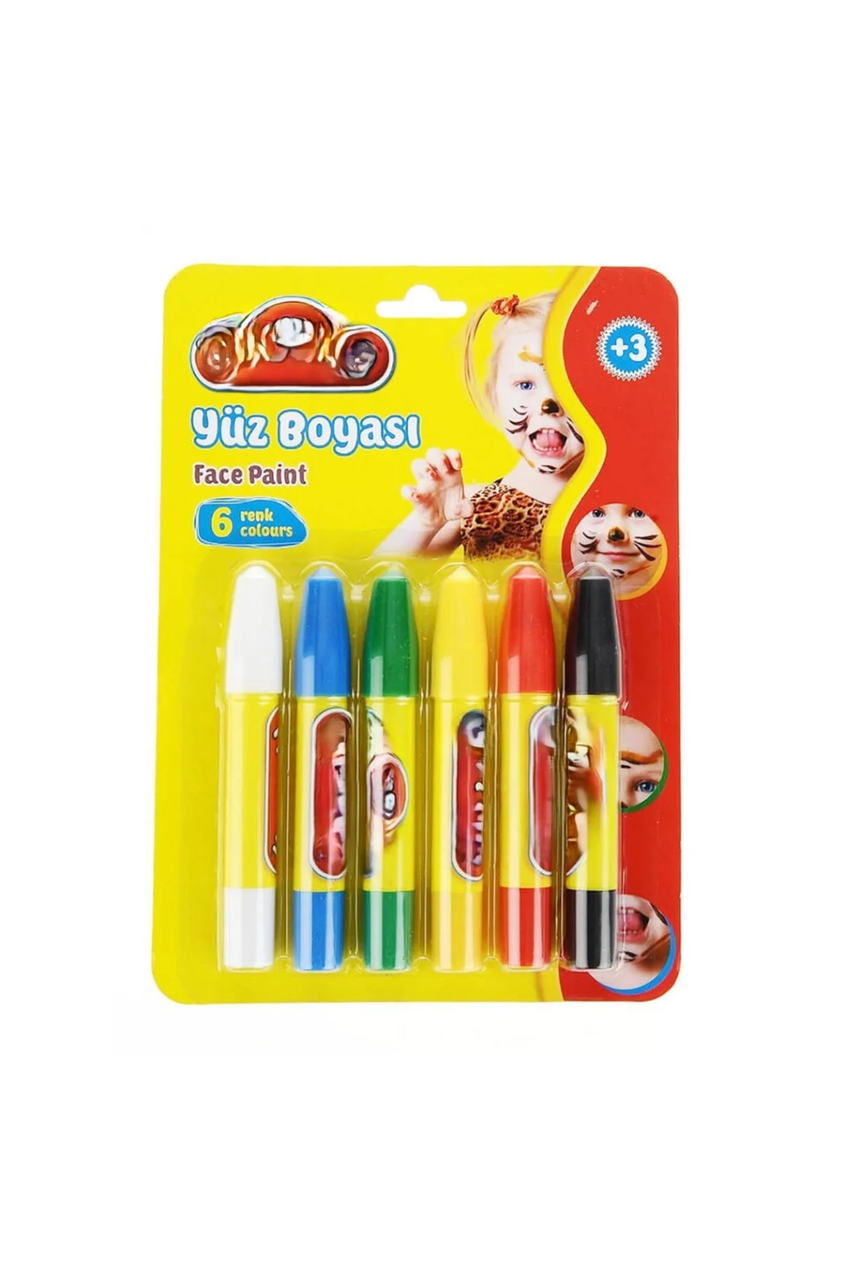 Yüz Boyası 6 Renk