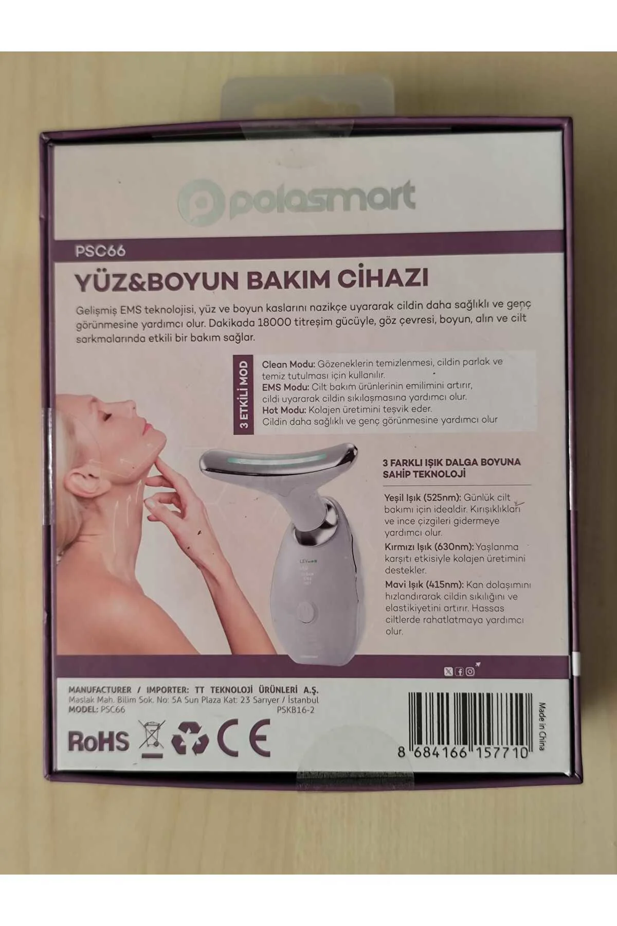 Yüz & Boyun Bakım Cihazı