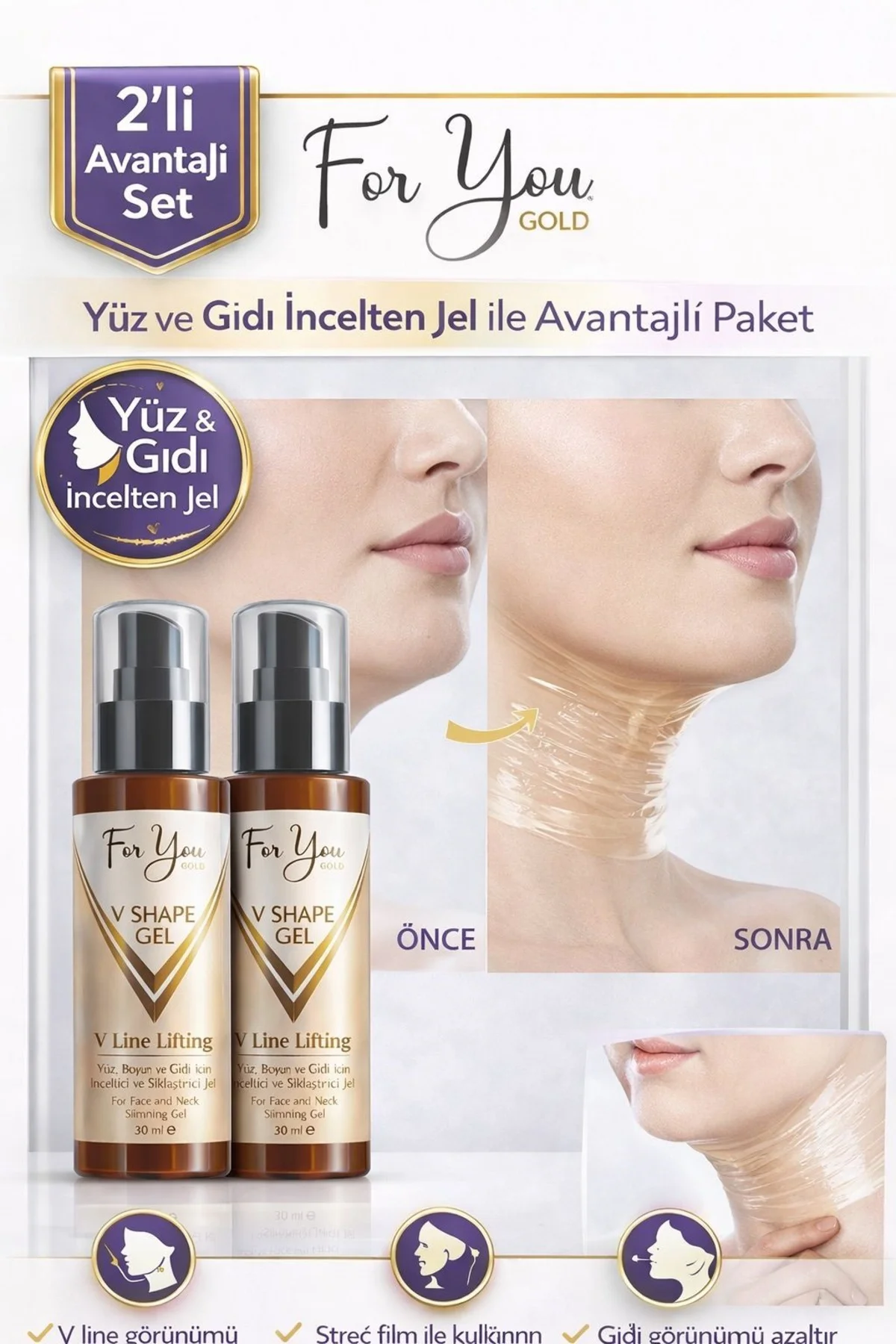 Yüz, Boyun, Çene Ve Gıdı Incelmeye Yardımcı, Sıkılaştırıcı, Topar