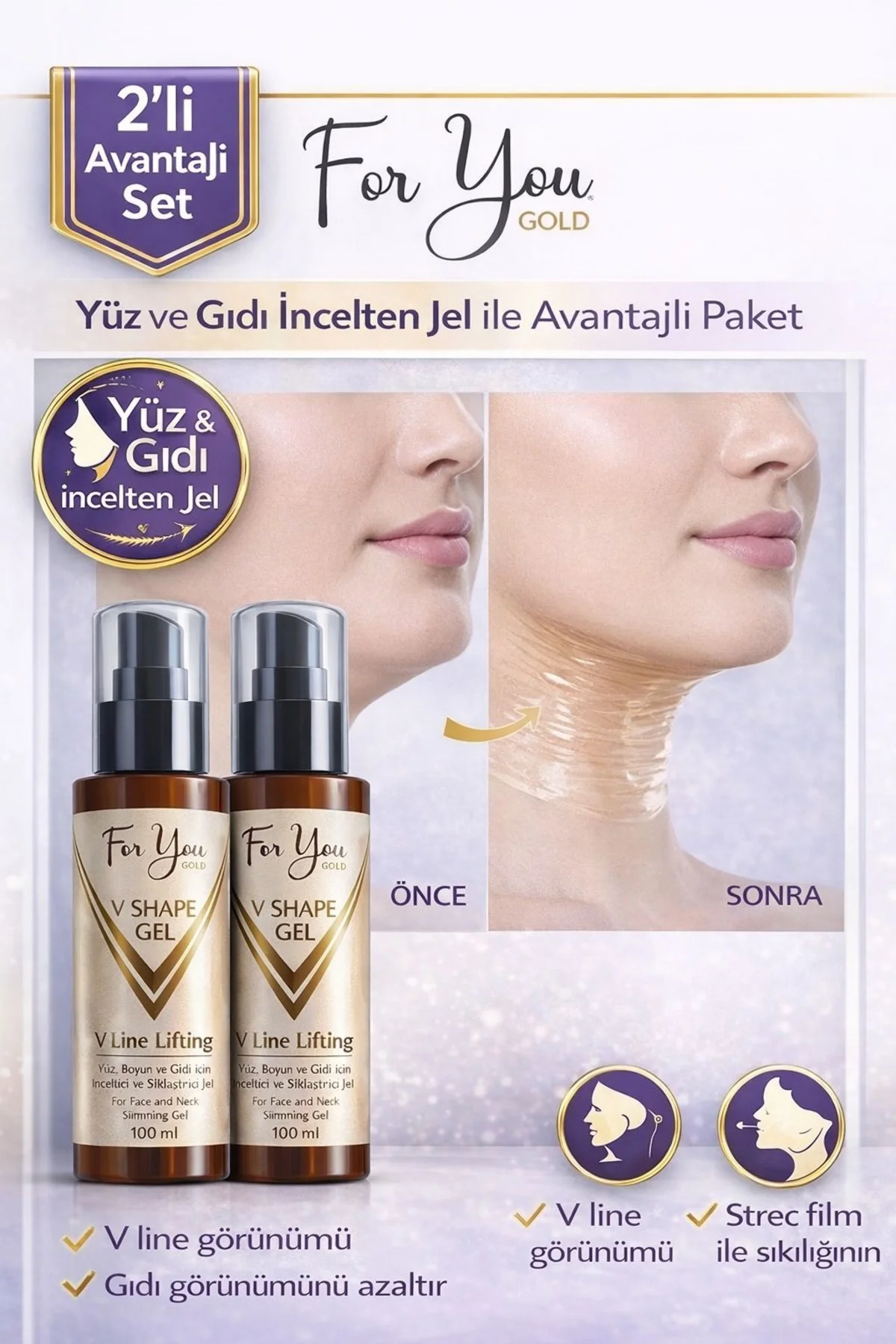 Yüz, Boyun, Çene Ve Gıdı Incelmeye Yardımcı, Sıkılaştırıcı, Topar
