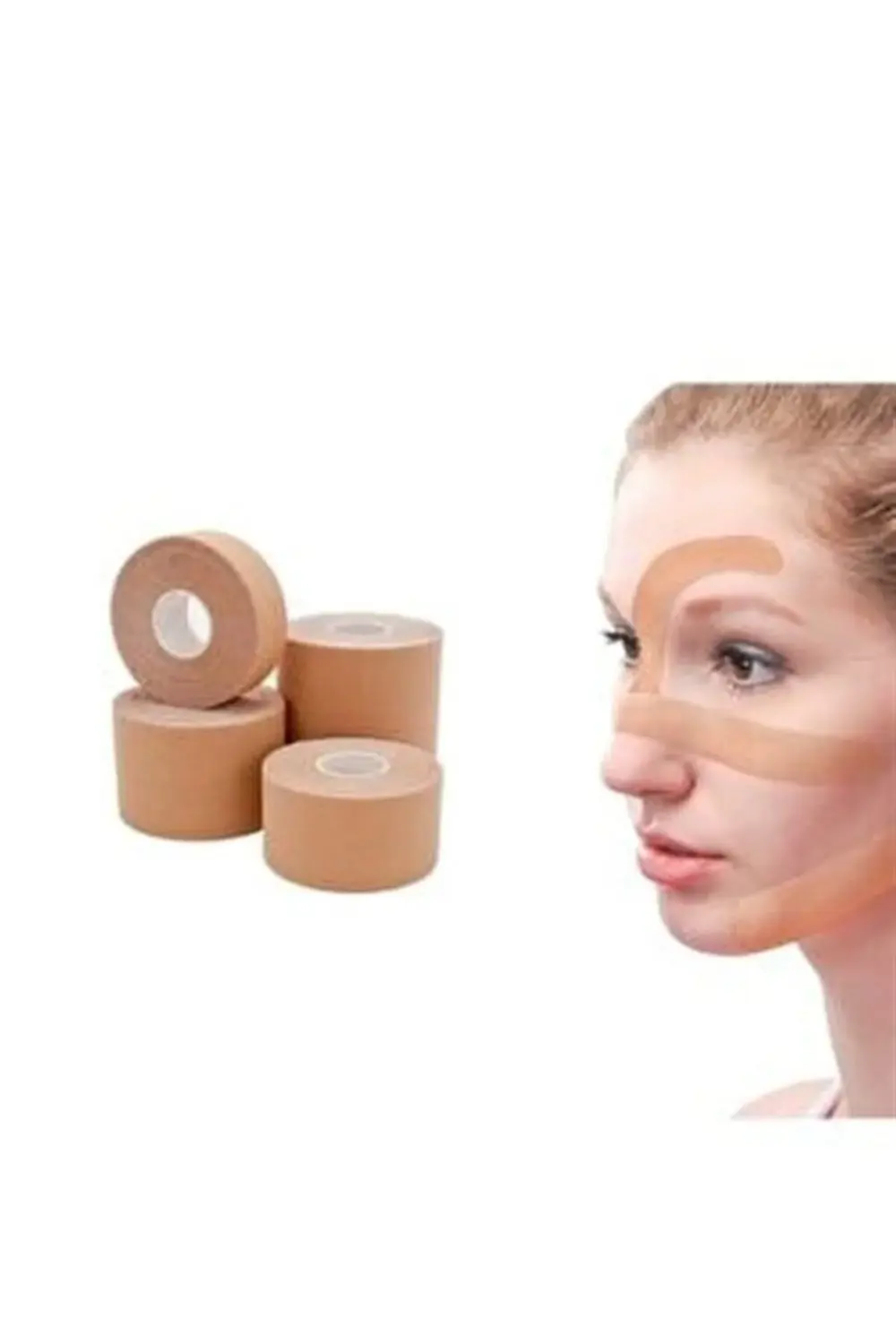 Yüz Gerdirme Bandı Kırışıklık Oluşumunu Engelleme Bandı Yüz Germe