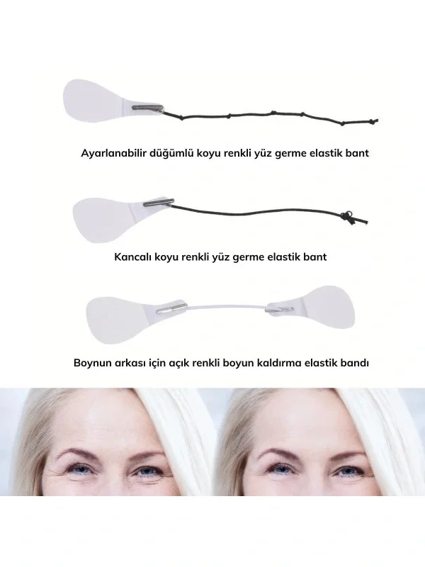 Yüz Gerdirme Göz Boyun Kaş Gerdirme Bant Seti Yüz Gerdirme Göz Boyun Kaş Gerdirme Bant Seti