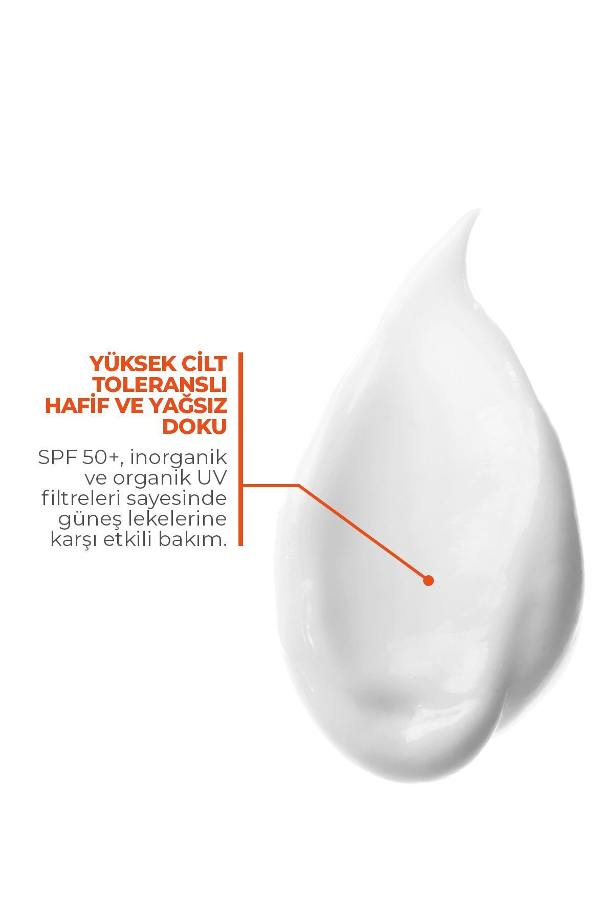 Yüz Güneş Kremi 50 Spf 100 ml Uva/uvb Filtreli Nemlendirici E Vit