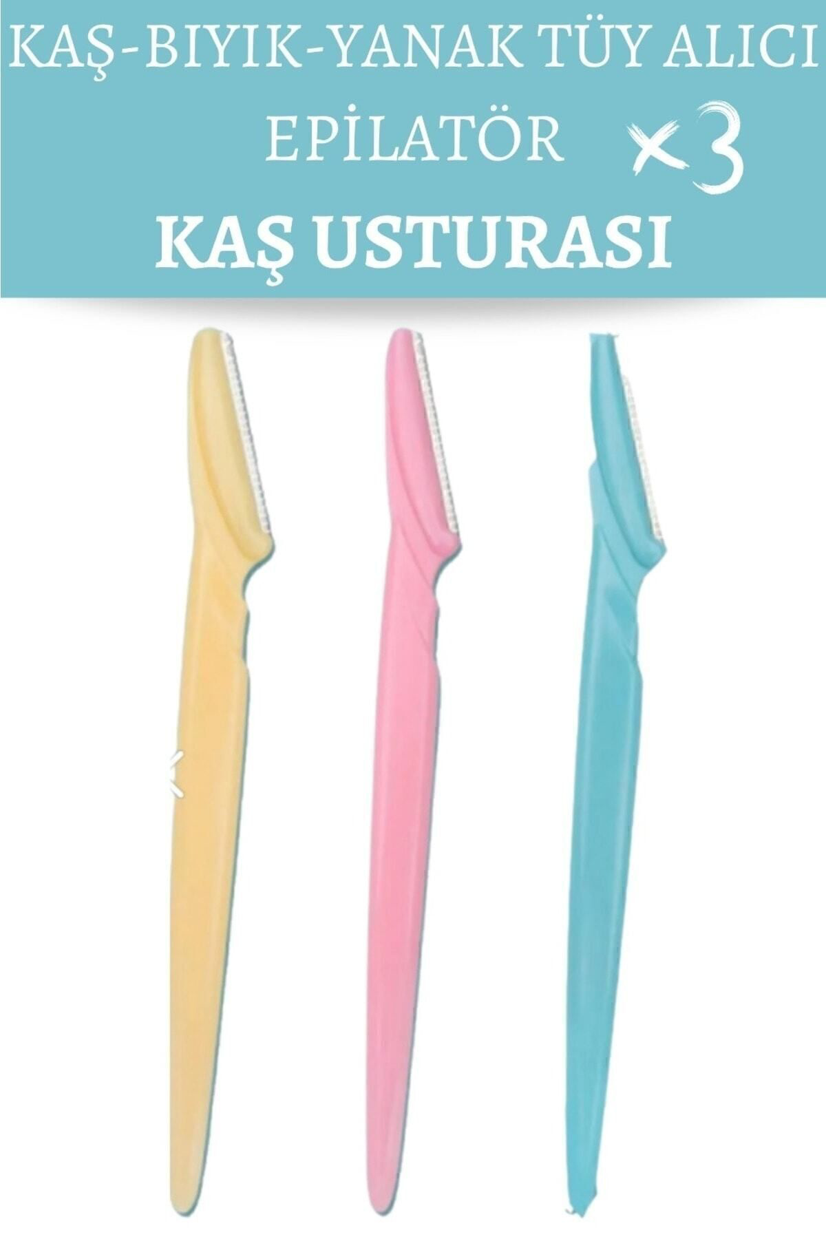 Lovendas Yüz Jileti Ve Kaş Usturasi Kadin Jileti Epilasyon 3'Lü Ustura Set