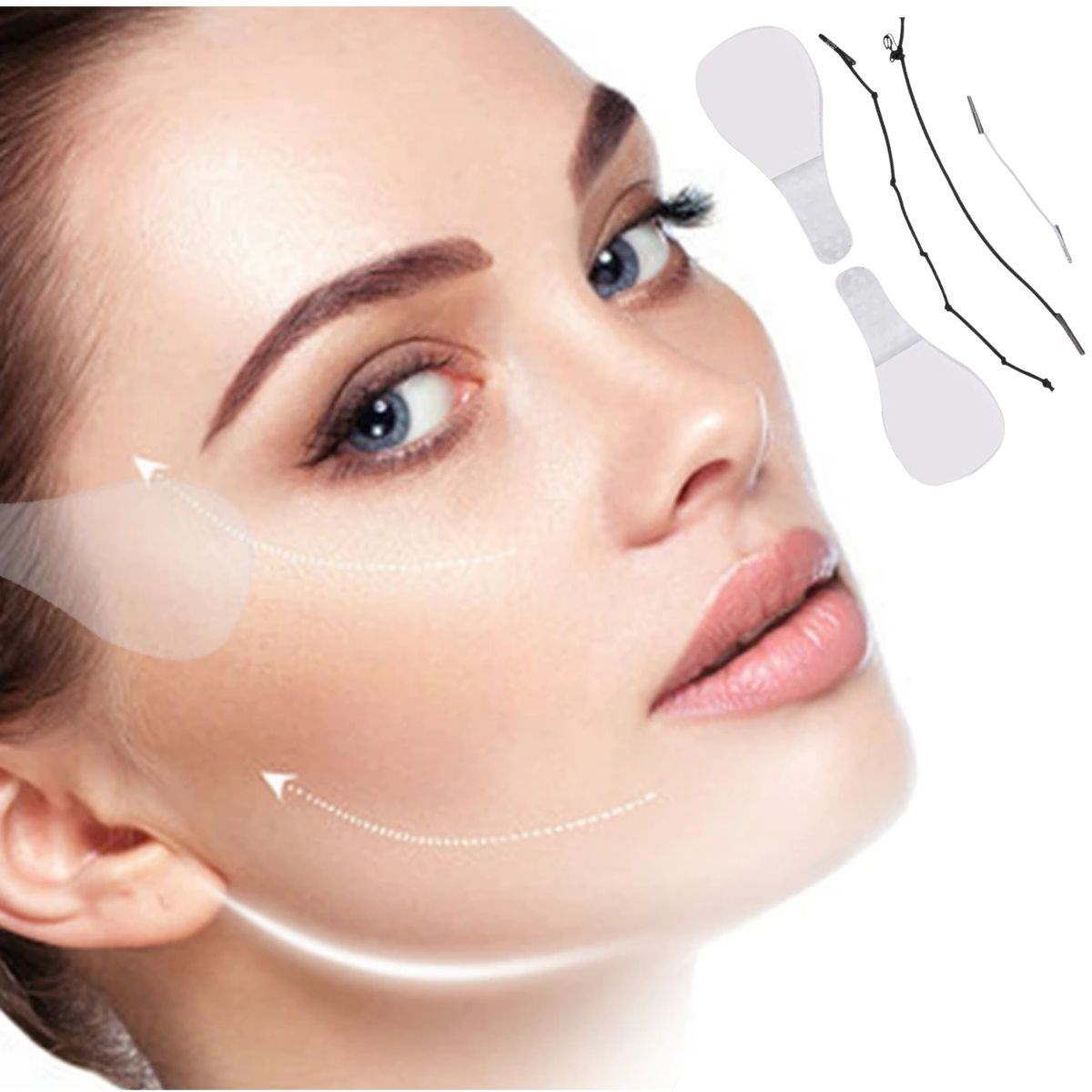 Yüz Kaş Göz Boyun Gerdirme Bantları ve Lastikleri (10 Adet) Yüz Kaş Göz Boyun Gerdirme Bantları ve Lastikleri (10 Adet)