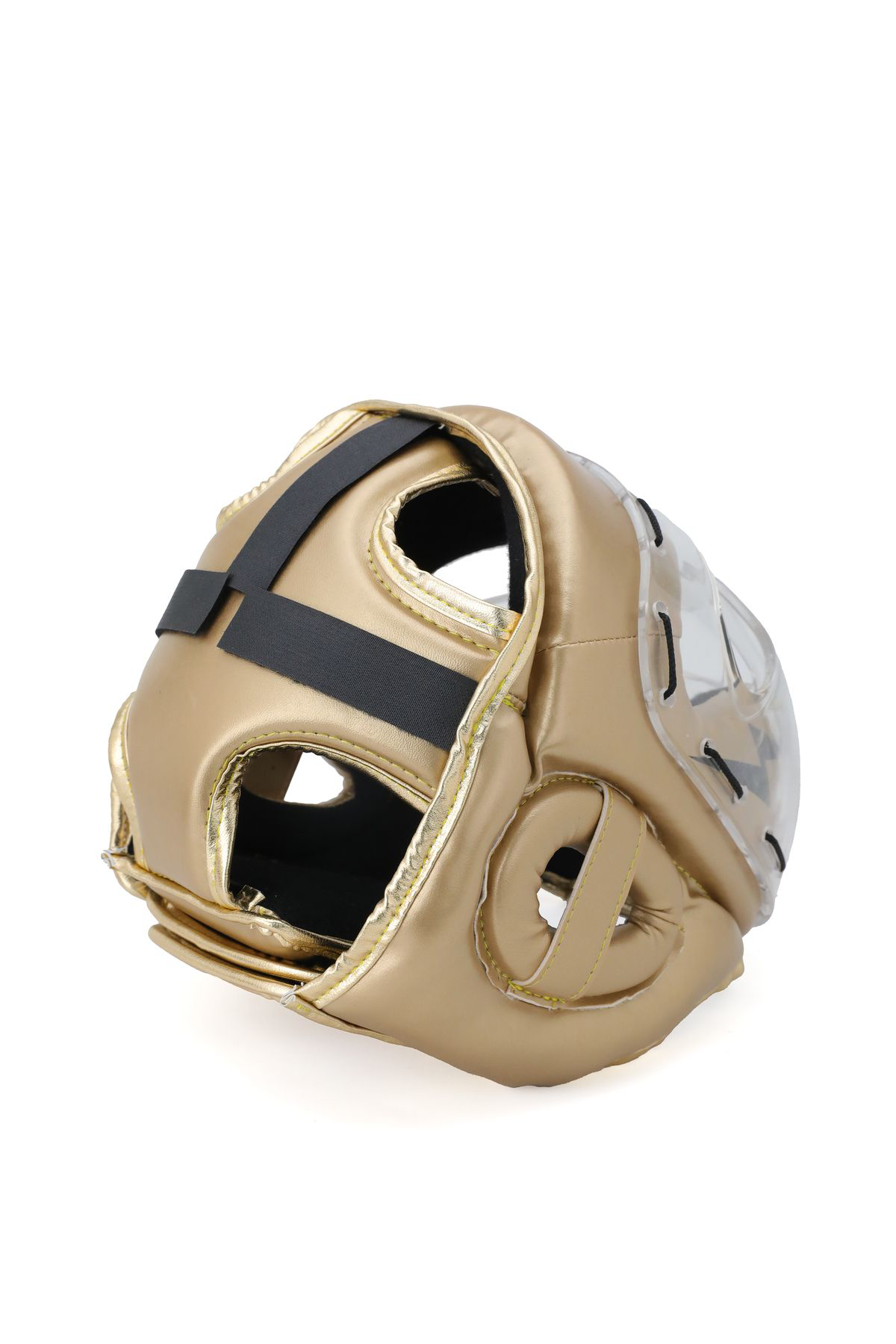 Titan Sport Yüz Korumali Boks Kaski , Gold(Altin) Model