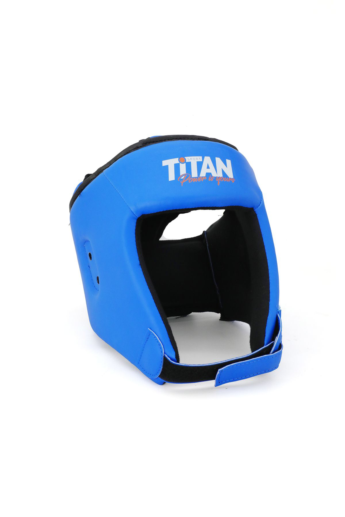 Titan Sport Yüz Korumalı Mavi Antreman Boks Kaskı