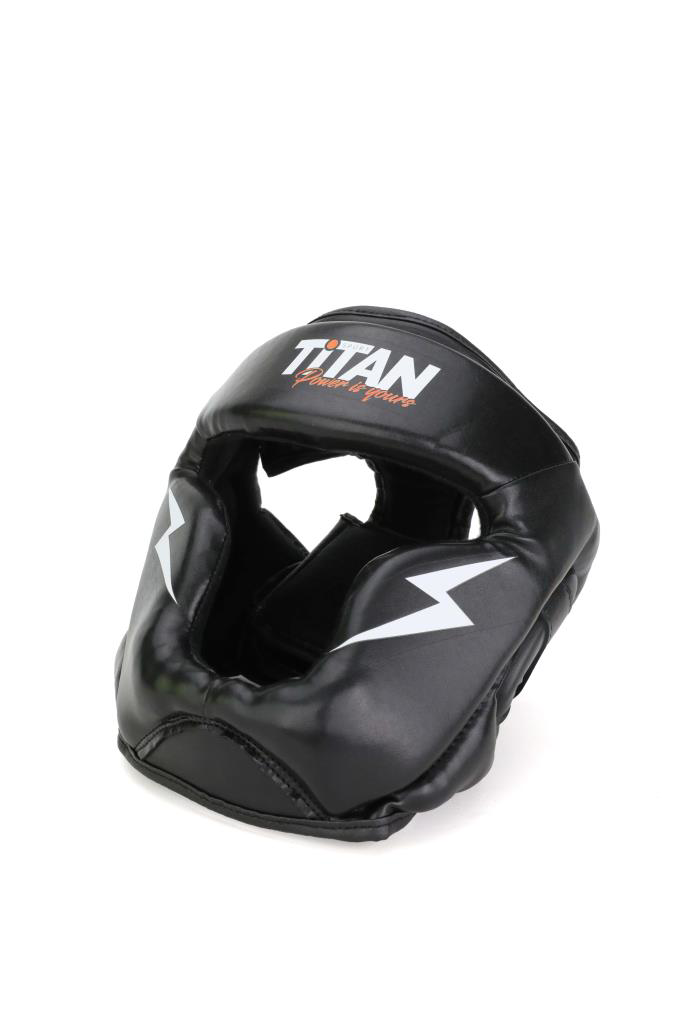 Titan Sport Yüz Korumali Siyah Profesyonel Antreman Boks Kaski