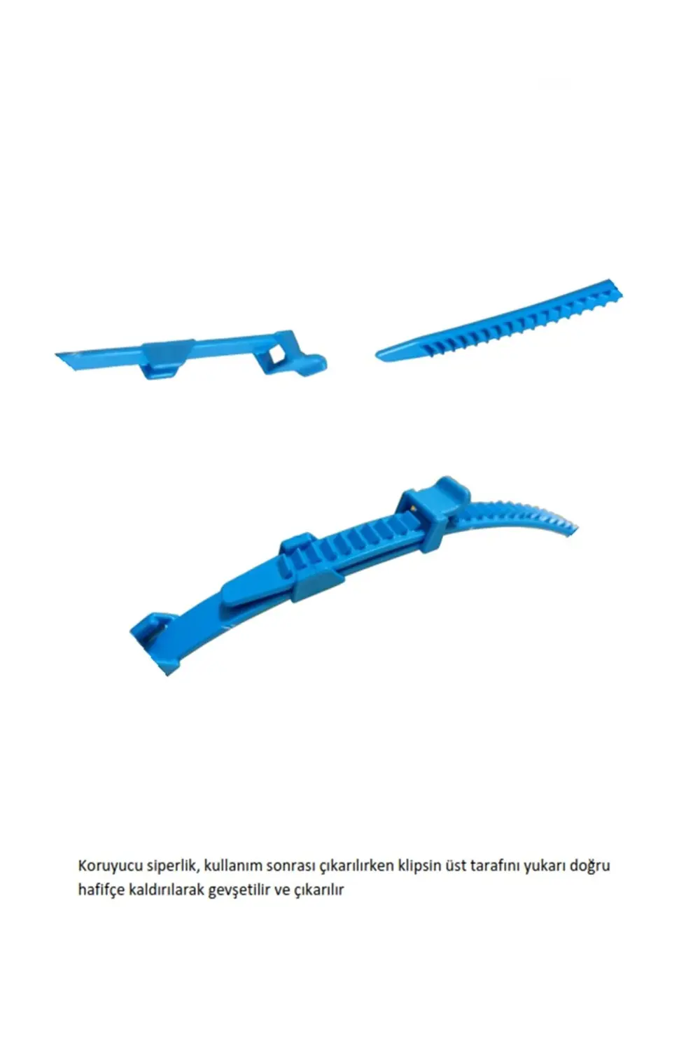 Yüz Koruyucu Siperlik Şeffaf Oynar Başlık Klips Ayarlı 4’lü