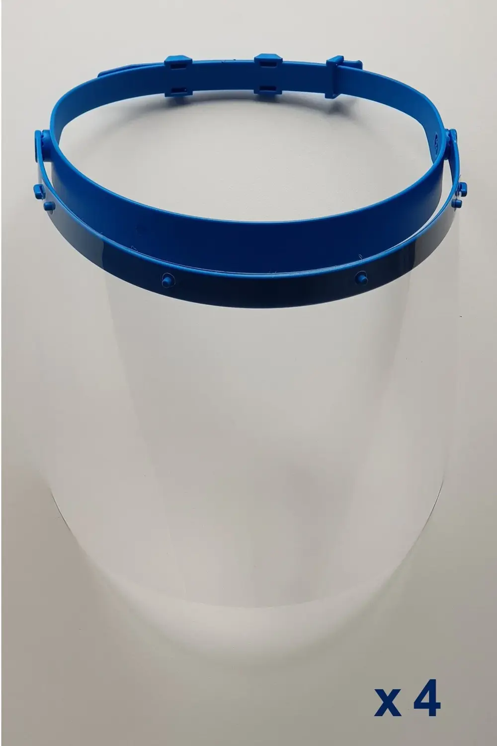 Yüz Koruyucu Siperlik Şeffaf Oynar Başlık Klips Ayarlı 4’lü