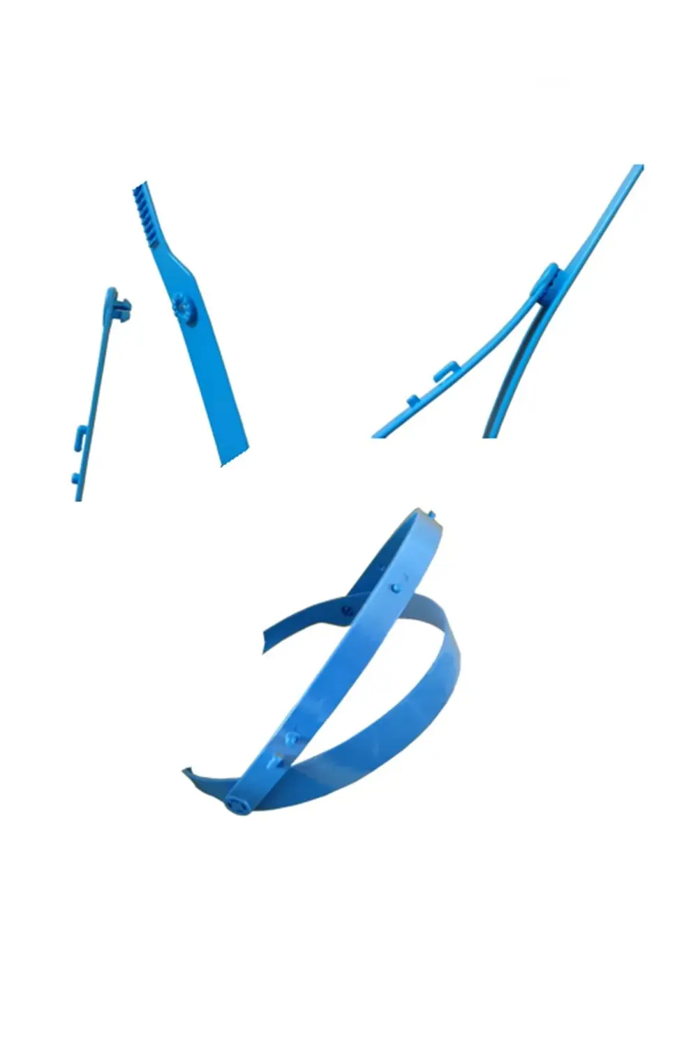 Yüz Koruyucu Siperlik Şeffaf Oynar Başlık Klips Ayarlı 4’lü