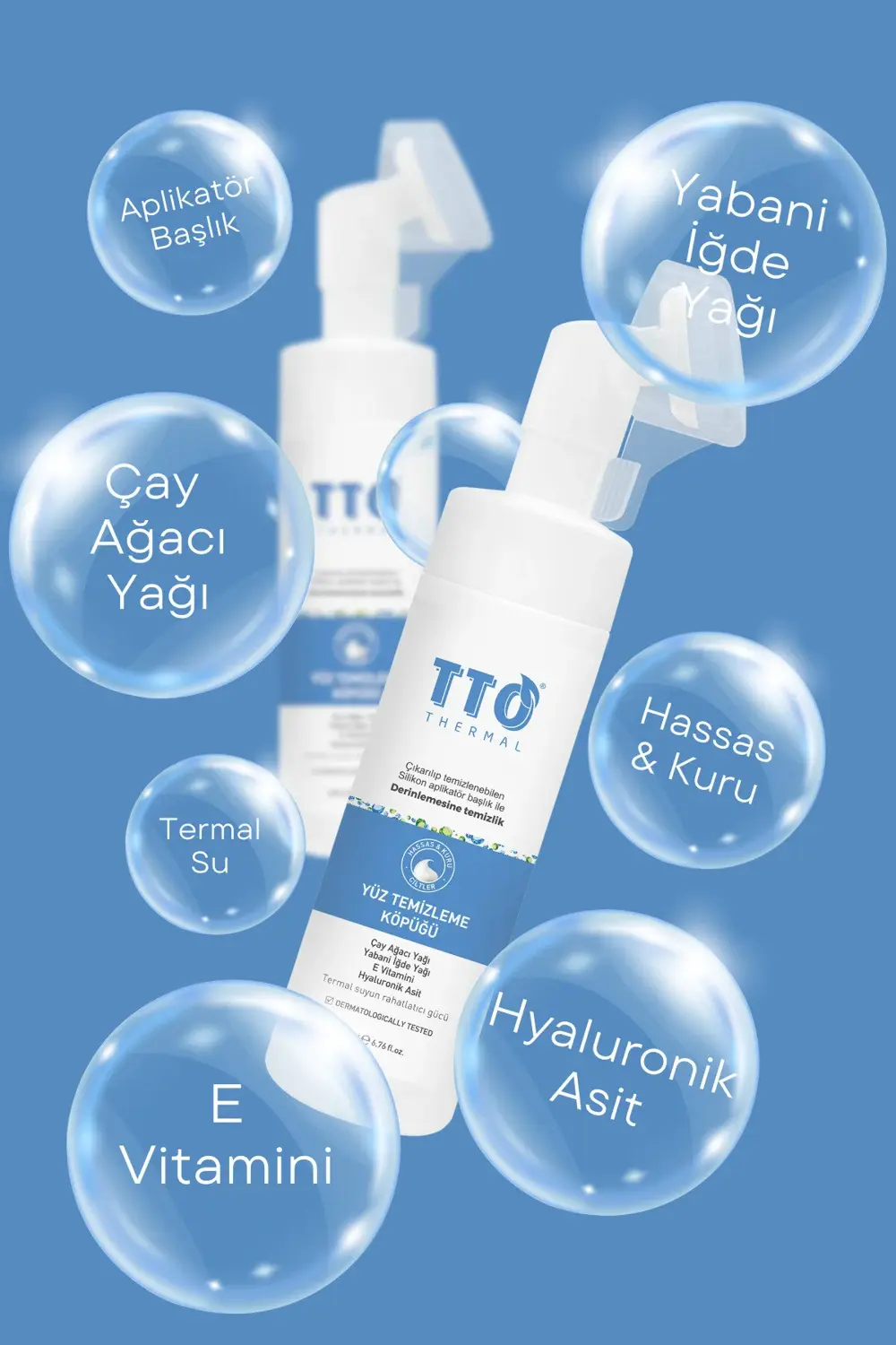 Yüz Temizleme Köpüğü 200 ml (aplikatörlü)