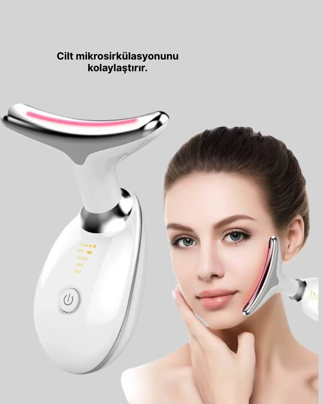 Yüz ve Boyun İçin LED Işık Terapili Bakım Cihazı Yeni Nesil