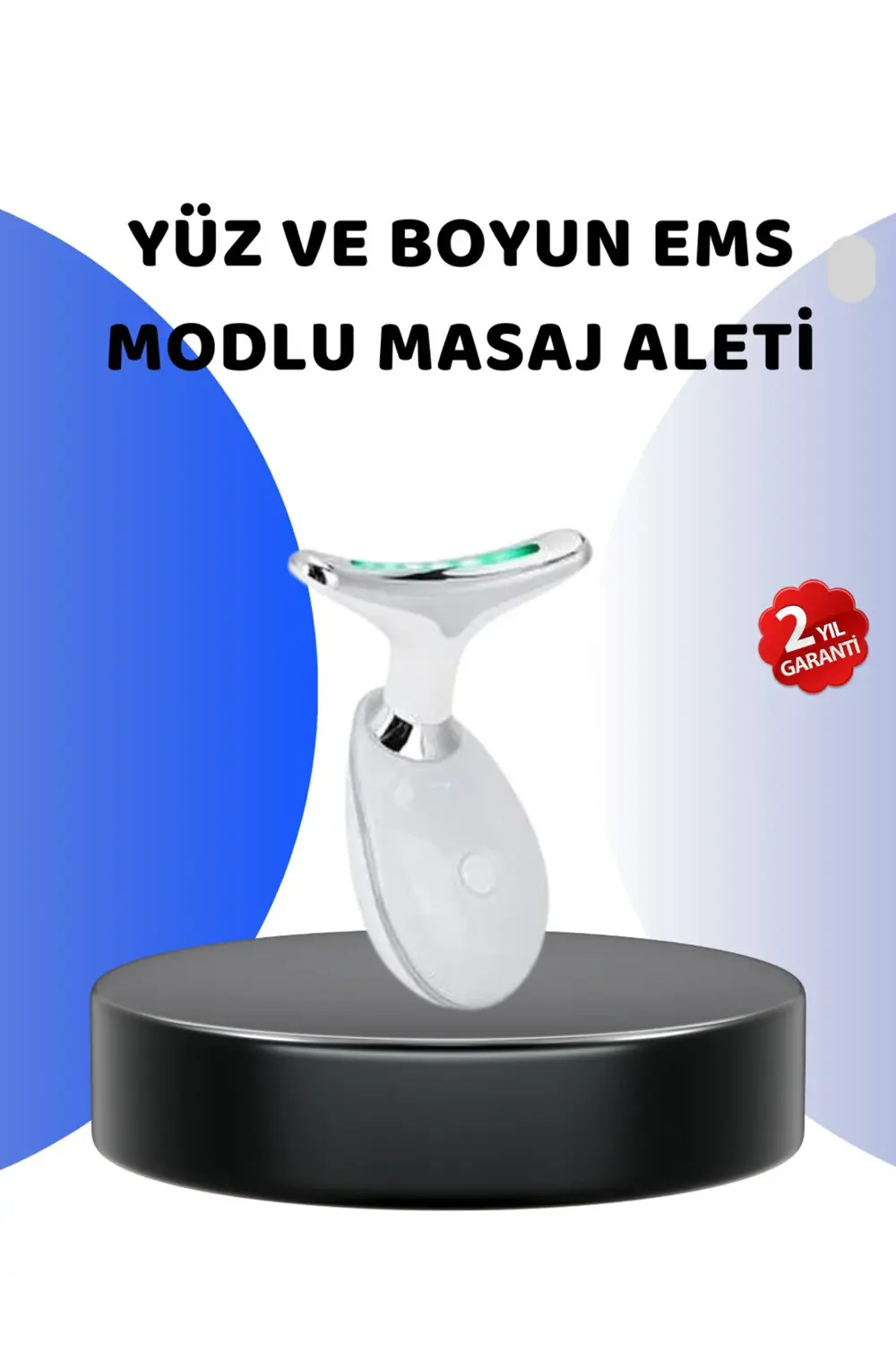 Yüz ve Boyun İçin LED Işık Terapili Bakım Cihazı