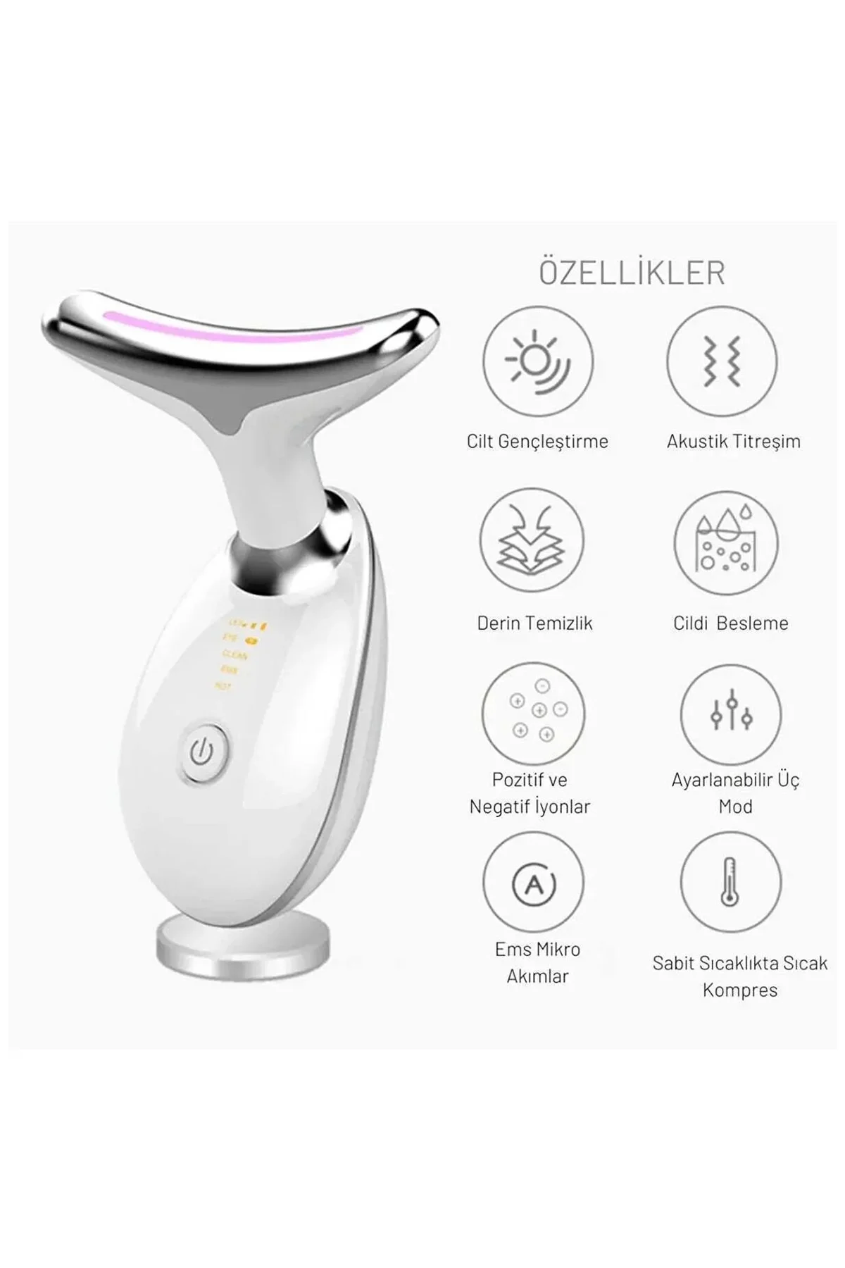 Yüz Ve Boyun Kırşıklık Giderici Ems Güzellik Cihazı ( Gıdık,sarkma,kırışıklık)