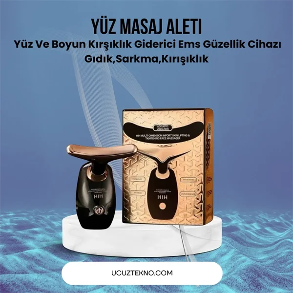 Yüz ve Boyun Masaj Aleti – Yunus Tasarım, Kırışık Görünümü Giderici Yüz ve Boyun Masaj Aleti – Yunus Tasarım, Kırışık Görünümü Giderici