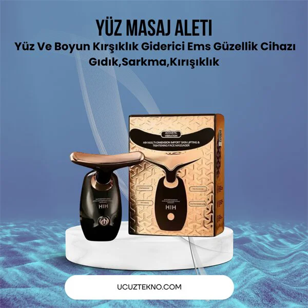 Yüz ve Boyun Masaj Aleti – Yunus Tasarım Kırışık Görünümü Gideric